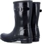 Hunter Zwarte Gesloten Schoenen Waterdichte Instaplaarzen Black Dames - Thumbnail 4