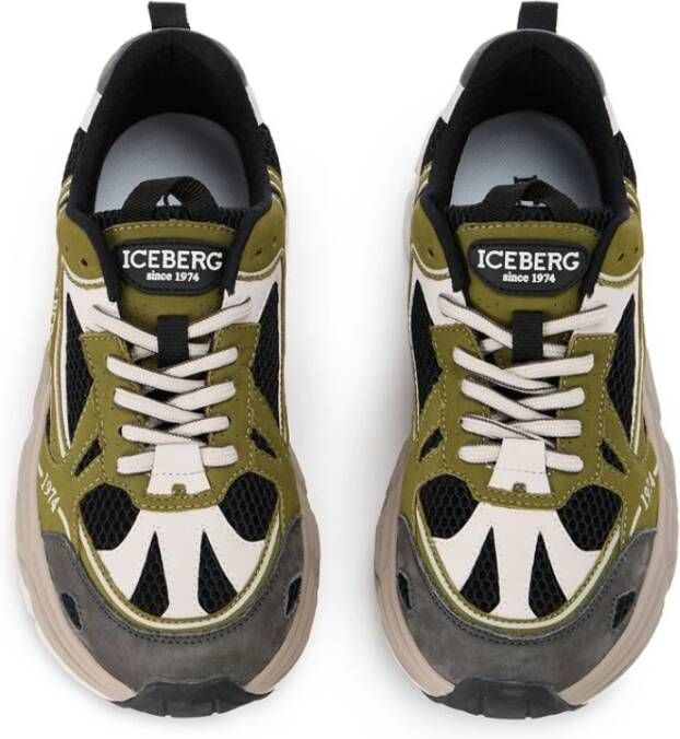 Iceberg Athletics-geïnspireerde Sneakers met EVA-rubberen zool Multicolor Heren