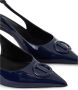 Iceberg Blauwe patentleren puntige slingbacks met monogram Blue Dames - Thumbnail 5