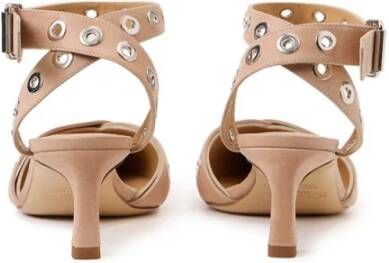 Iceberg Blush kitten hak sling back met stud details Pink Dames