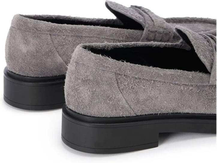 Iceberg Chunky Sole Suede Loafers Gray Heren