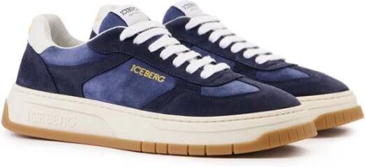 Iceberg Clock V2 sneakers met oversized zool Blue Heren