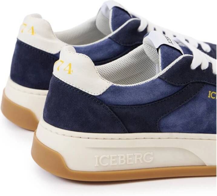 Iceberg Clock V2 sneakers met oversized zool Blue Heren