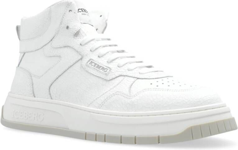 Iceberg Enkellaagse sportschoenen 'Clock' White Heren