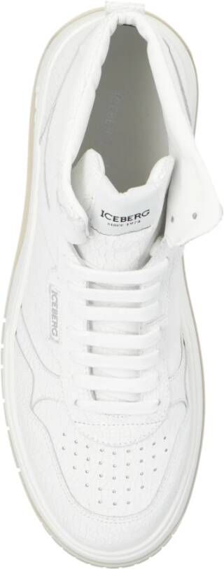 Iceberg Enkellaagse sportschoenen 'Clock' White Heren