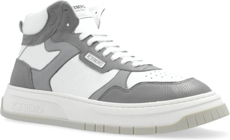 Iceberg Enkellaagse sportschoenen Gray Heren