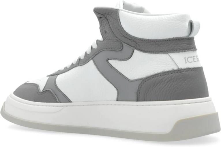 Iceberg Enkellaagse sportschoenen Gray Heren