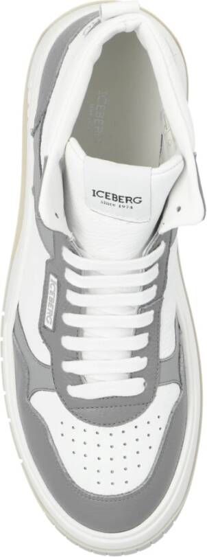 Iceberg Enkellaagse sportschoenen Gray Heren