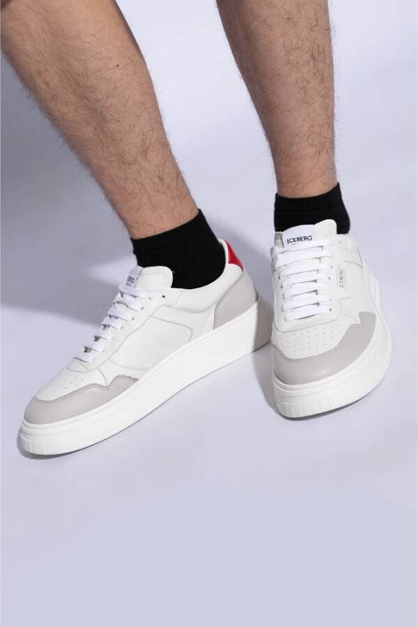 Iceberg Klok V2 sneakers White Heren