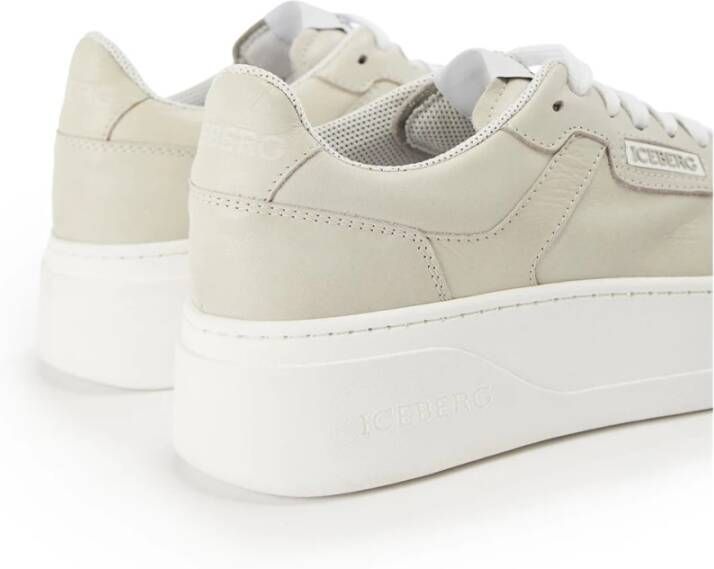 Iceberg Retro Chunky Sole Sneakers Beige Dames