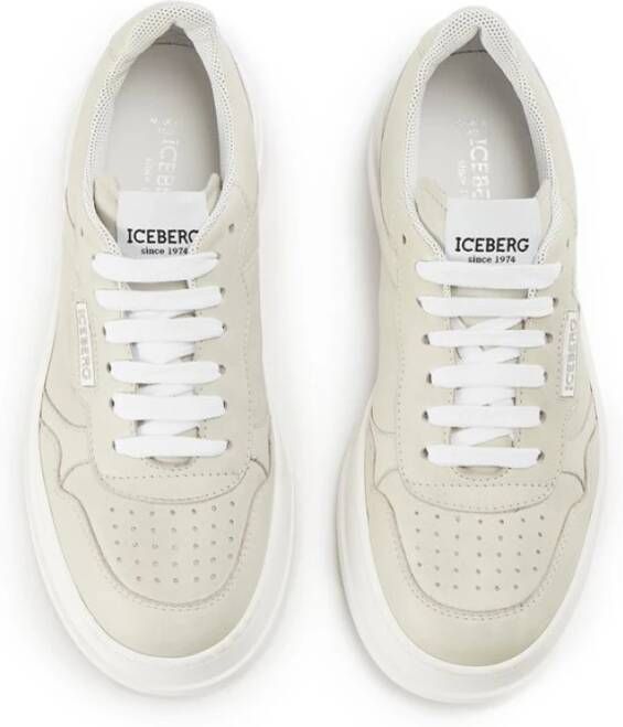 Iceberg Retro Chunky Sole Sneakers Beige Dames