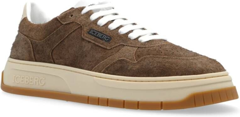 Iceberg Sportschoenen 'Clock' Brown Heren