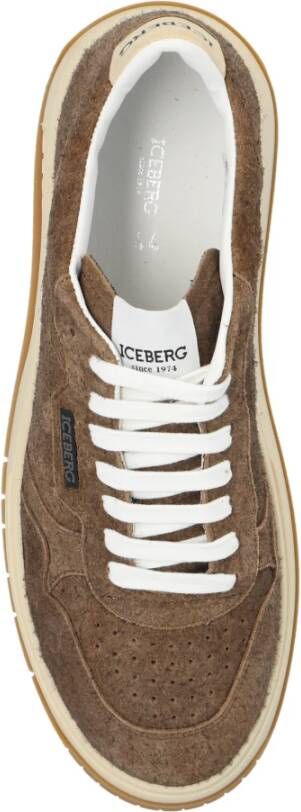 Iceberg Sportschoenen 'Clock' Brown Heren