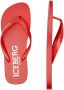 Iceberg Verticale Logo Slipper voor Mannen Red Heren - Thumbnail 2