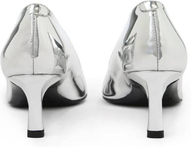 Iceberg Zilveren pumps met kittenhak Gray Dames