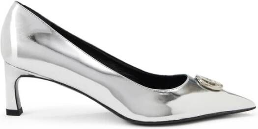 Iceberg Zilveren pumps met kittenhak Gray Dames