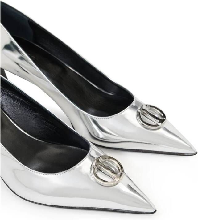 Iceberg Zilveren pumps met kittenhak Gray Dames