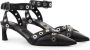 Iceberg Zwarte kittenhak slingback met stud details Black Dames - Thumbnail 2