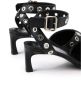 Iceberg Zwarte kittenhak slingback met stud details Black Dames - Thumbnail 4