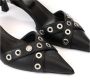 Iceberg Zwarte kittenhak slingback met stud details Black Dames - Thumbnail 5