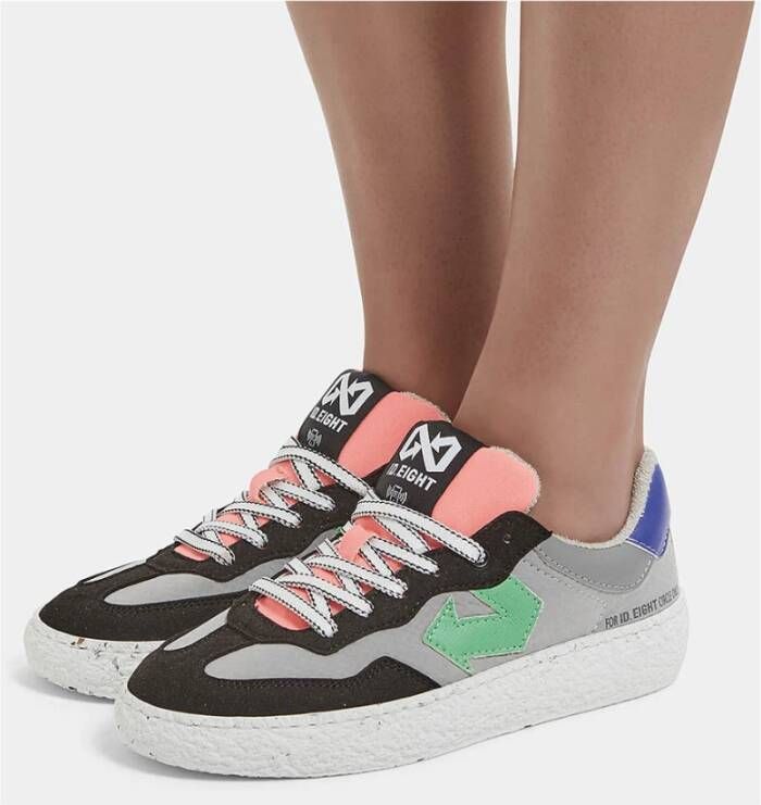 Id.eight Donkere Mix Vierkante Schoen Multicolor Unisex