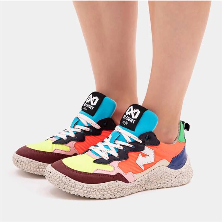 Id.eight Kleurrijke tropische sneakers Multicolor Unisex