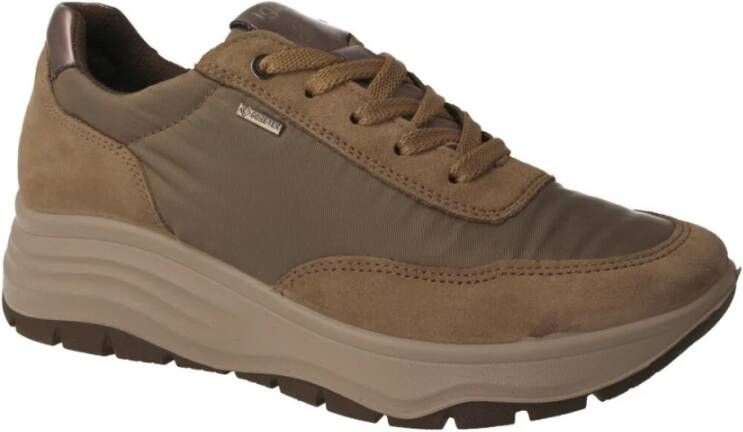 IGI&Co Beige Gore-Tex Damessneakers Beige Dames