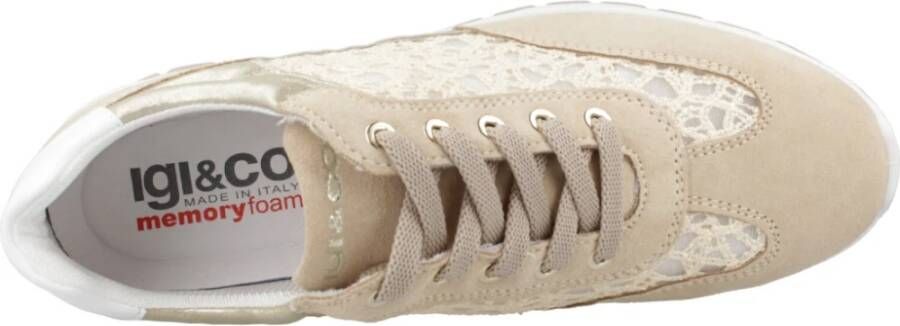 IGI&Co Casual Sneakers voor Vrouwen Beige Dames