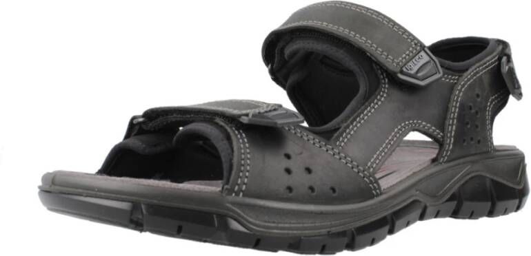 IGI&Co Everest Platte Sandalen Black Heren