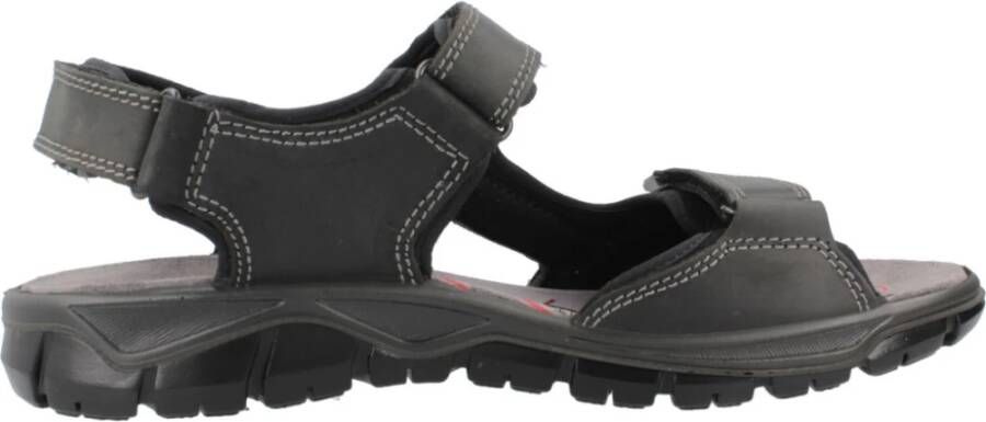 IGI&Co Everest Platte Sandalen Black Heren