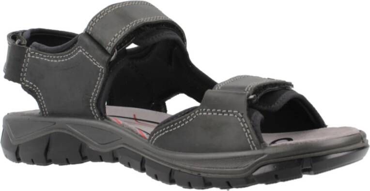 IGI&Co Everest Platte Sandalen Black Heren