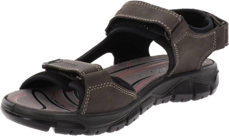 IGI&Co Heren leren sandalen Gray Heren