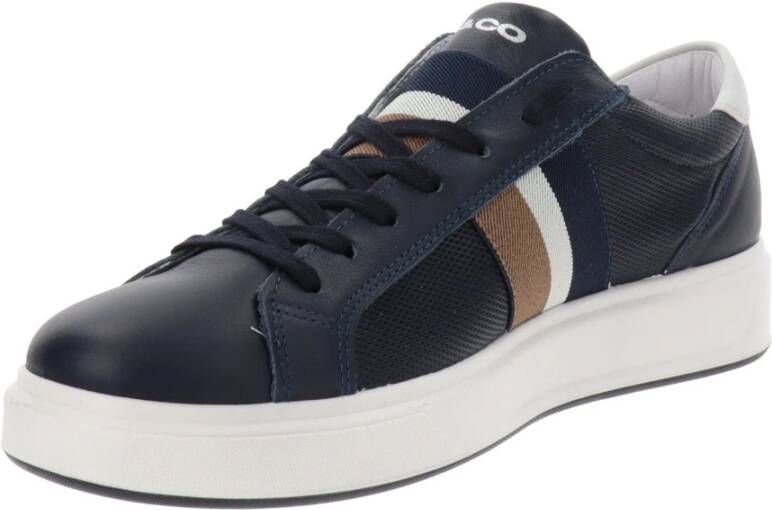 IGI&Co Heren Leren Sneakers Blue Heren