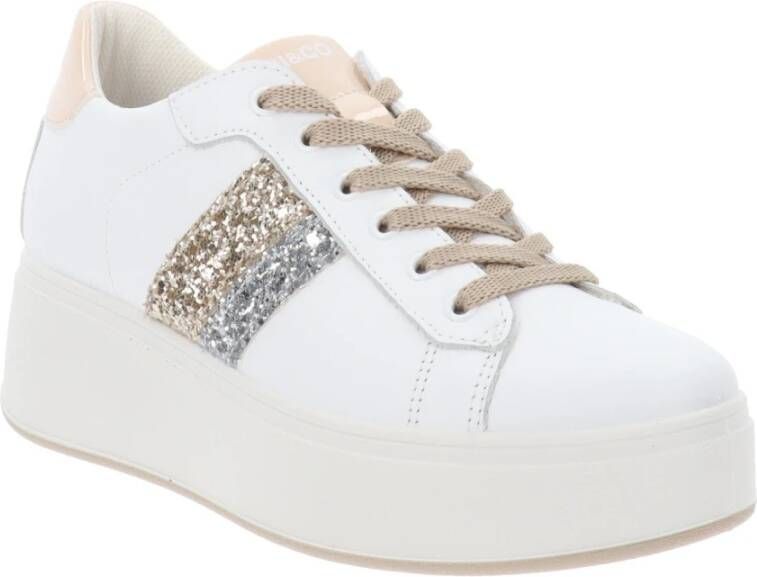 IGI&Co Leren Dames Sneakers Comfort en Stijl White Dames