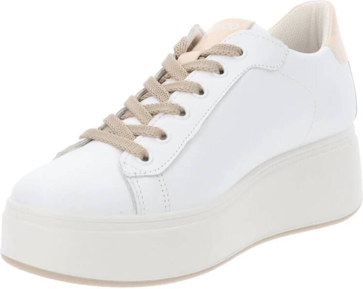 IGI&Co Leren Dames Sneakers Comfort en Stijl White Dames