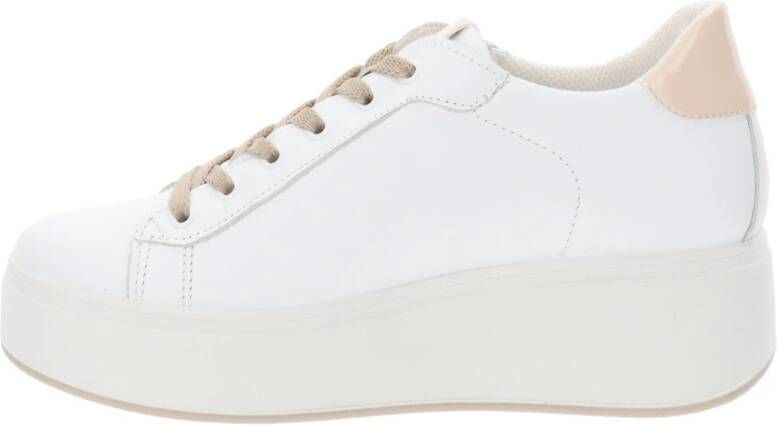 IGI&Co Leren Dames Sneakers Comfort en Stijl White Dames