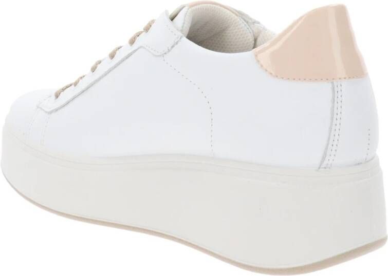 IGI&Co Leren Dames Sneakers Comfort en Stijl White Dames