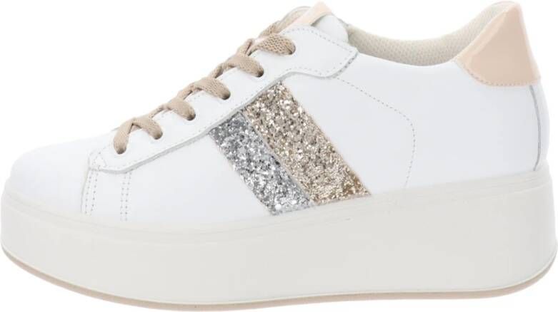 IGI&Co Leren Dames Sneakers Comfort en Stijl White Dames