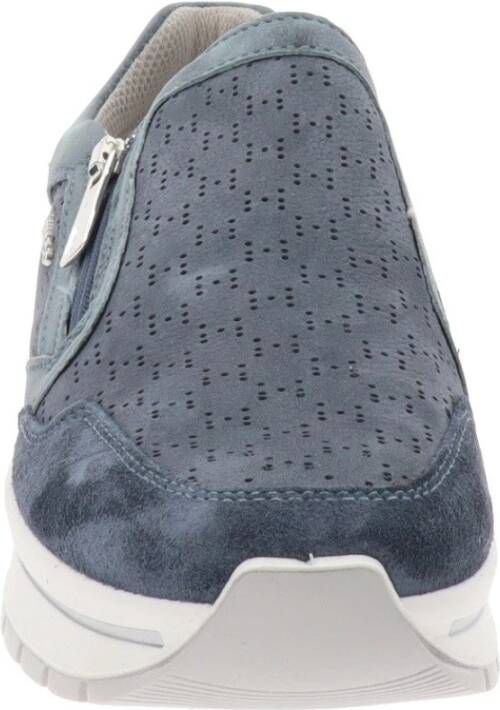 IGI&Co Leren Dames Sneakers Stijlvol Comfort Blue Dames