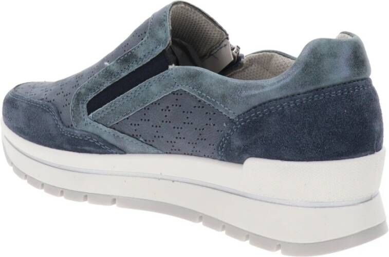 IGI&Co Leren Dames Sneakers Stijlvol Comfort Blue Dames