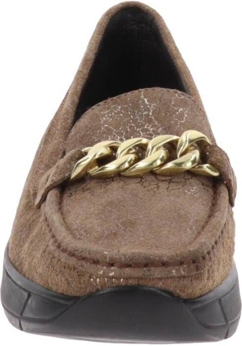 IGI&Co Leren Damesloafers Stijlvol Comfort Beige Dames