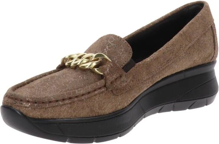 IGI&Co Leren Damesloafers Stijlvol Comfort Beige Dames