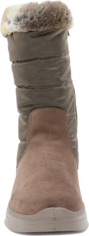 IGI&Co Leren en Stoffen Dameslaarzen Beige Dames