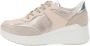 IGI&Co Leren en Stoffen Dames Sneakers Beige Dames - Thumbnail 4