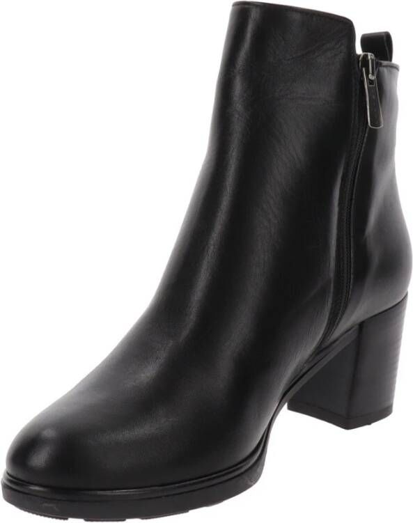 IGI&Co Leren Enkellaarzen Comfort Stijl Black Dames