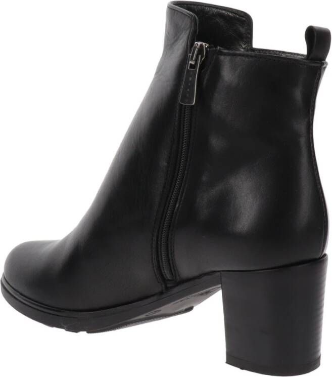 IGI&Co Leren Enkellaarzen Comfort Stijl Black Dames