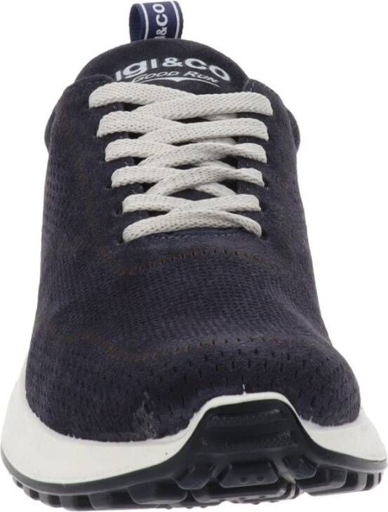 IGI&Co Leren Heren Sneakers Comfort Stijl Blue Heren