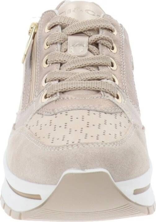 IGI&Co Leren Sneakers voor Vrouwen Beige Dames