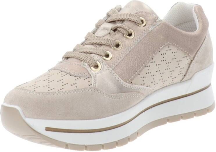 IGI&Co Leren Sneakers voor Vrouwen Beige Dames