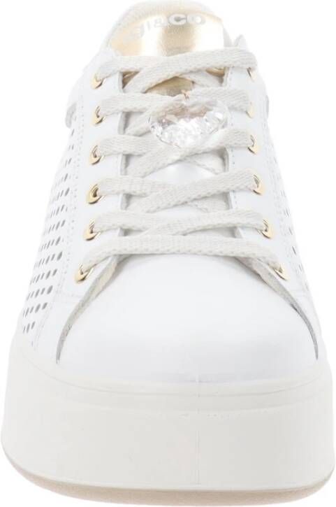 IGI&Co Leren Vetersneakers White Dames